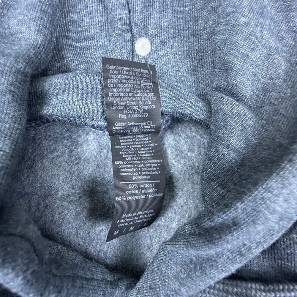 Men's Gray Hoodie Math Science Graphic Sweatshirt Size M Funny‎ Geek - Picture 9 of 10